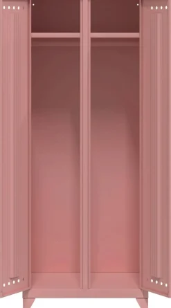Bisley Fern Garderobe Metaal 700 x 510 x 1,800 mm Pastelroze