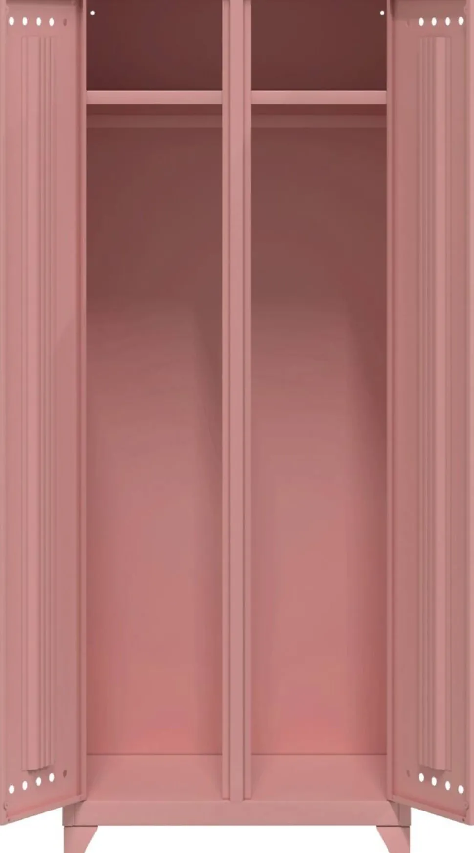 Bisley Fern Garderobe Metaal 700 x 510 x 1,800 mm Pastelroze