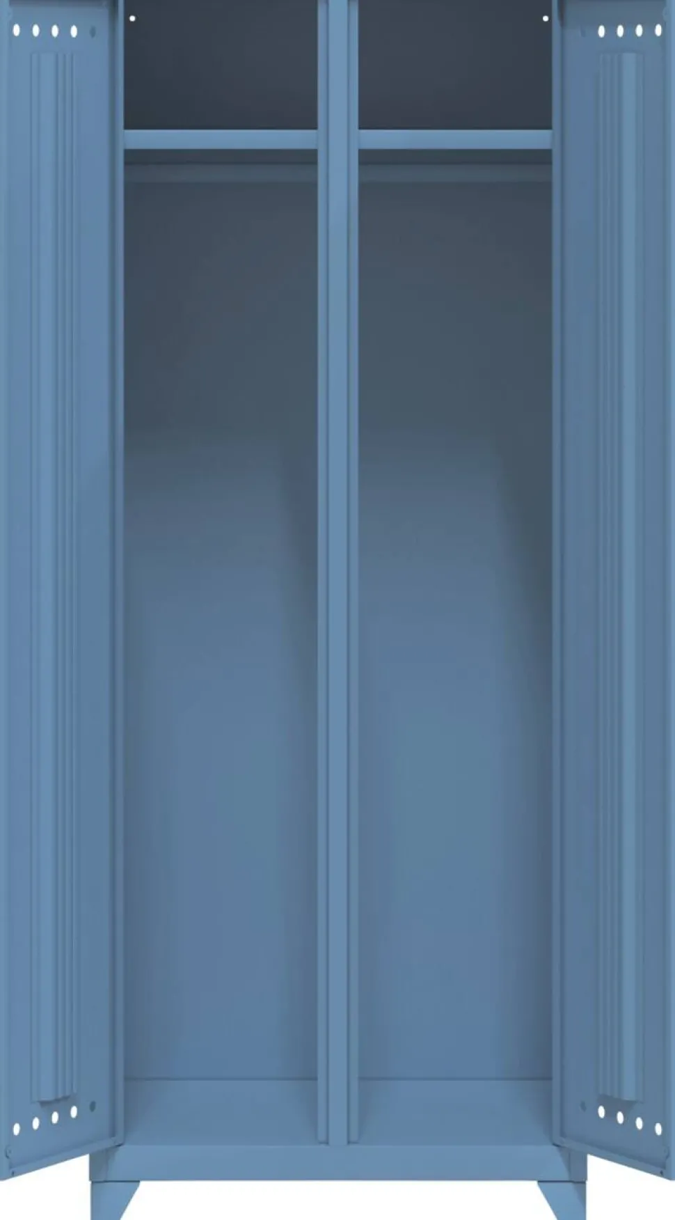 Bisley Fern Garderobe Metaal 700 x 510 x 1,800 mm Blauw
