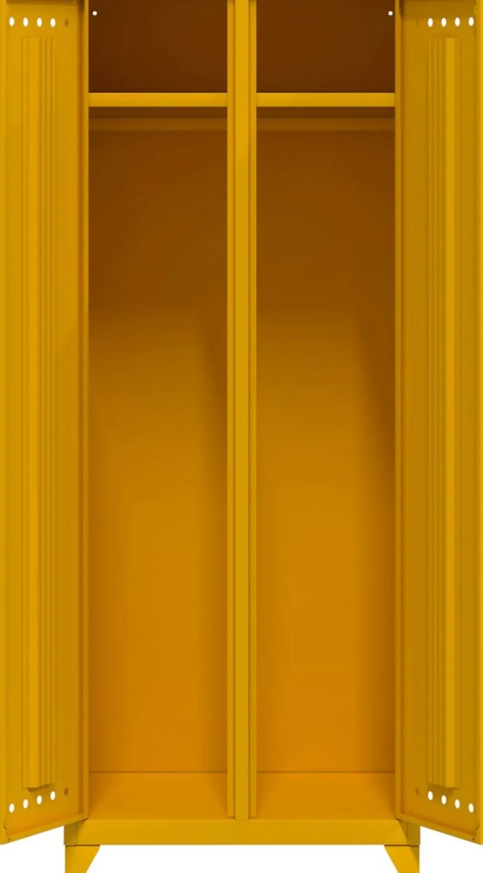 Bisley Fern Garderobe Metaal 700 x 510 x 1,800 mm Zonnebloemgeel