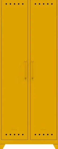 Bisley Fern Garderobe Metaal 700 x 510 x 1,800 mm Zonnebloemgeel