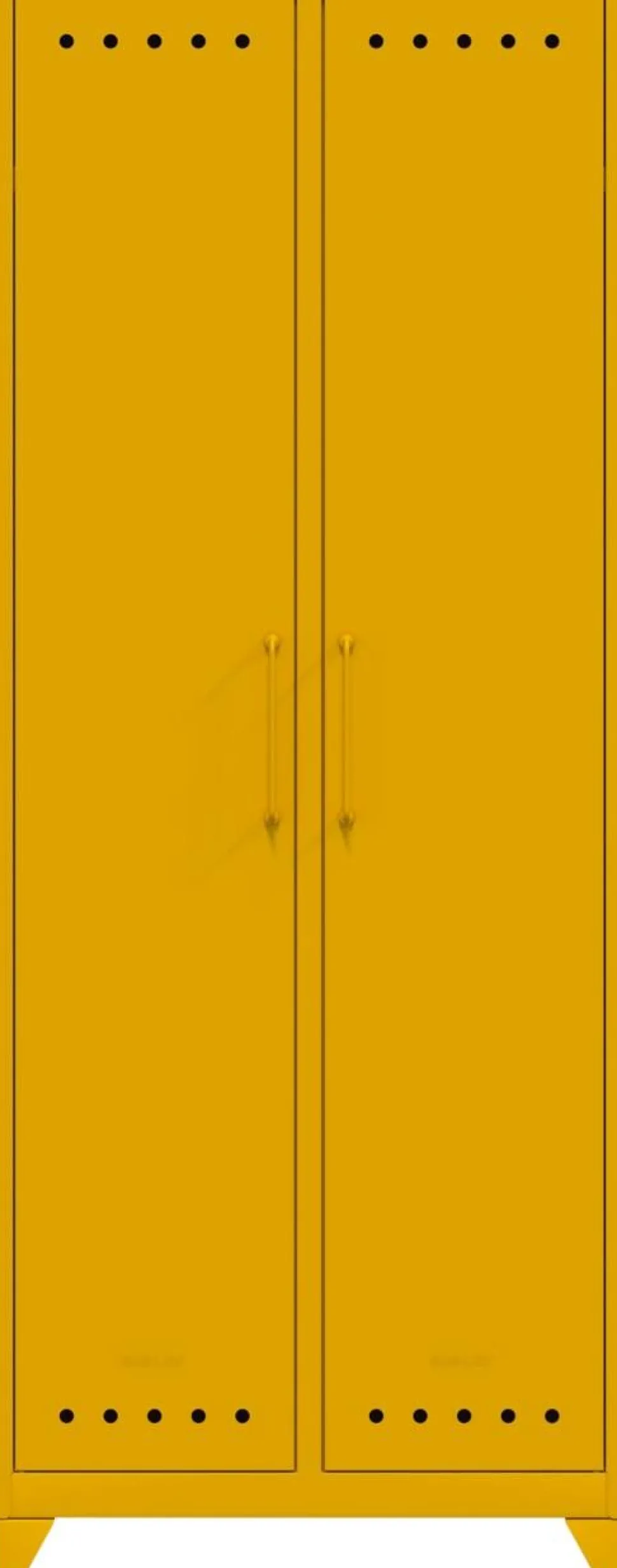 Bisley Fern Garderobe Metaal 700 x 510 x 1,800 mm Zonnebloemgeel