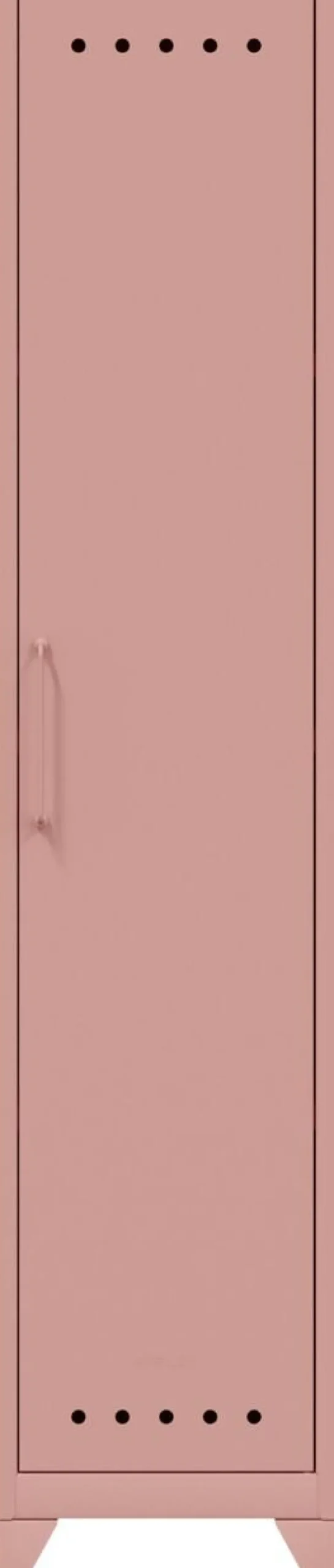 Bisley Fern Garderobekast Metaal Niet afsluitbaar 380 x 510 x 1.800 mm Pastelroze