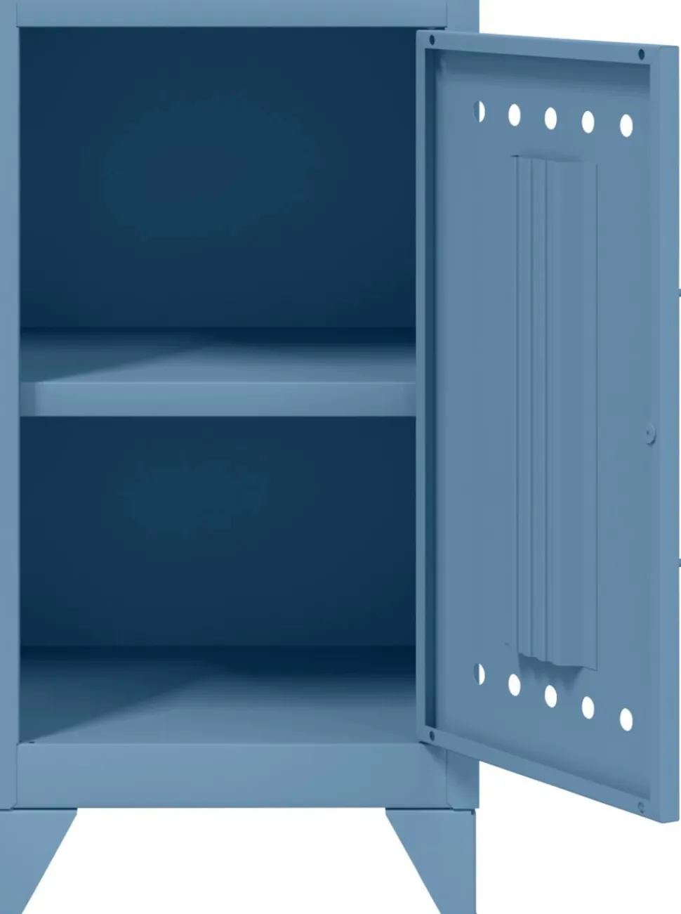 Bisley Fern Garderobekast Metaal 1 Plank 380 x 400 x 725 mm Blauw