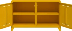 Bisley Fern Wandkast Metaal 1.140 x 400 x 725 mm Zonnebloemgeel
