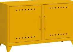 Bisley Fern Wandkast Metaal 1.140 x 400 x 725 mm Zonnebloemgeel