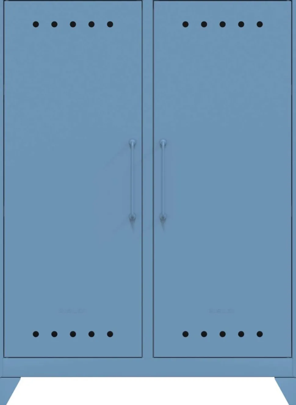 Bisley Fern Wandkast Metaal Niet afsluitbaar 800 x 400 x 1.100 mm Blauw