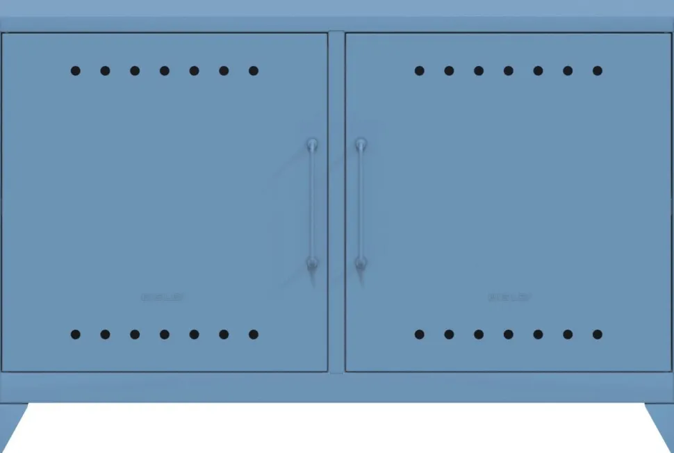 Bisley Fern Wandkast Metaal 1,140 x 400 x 725 mm Blauw