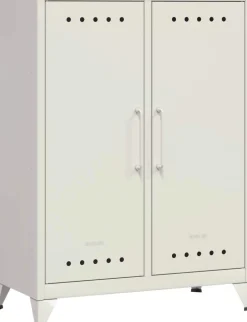 Bisley Fern Wandkast Metaal Niet afsluitbaar 800 x 400 x 1.100 mm Verkeerswit
