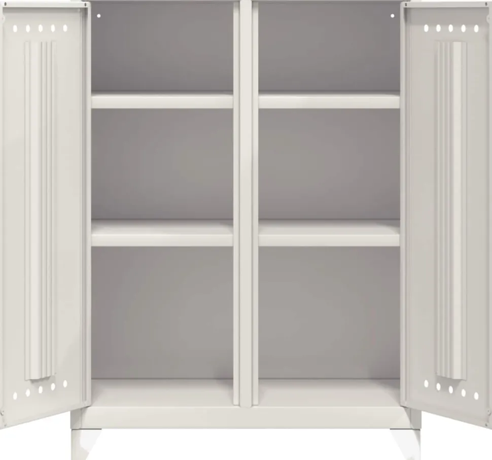 Bisley Fern Wandkast Metaal Niet afsluitbaar 800 x 400 x 1.100 mm Verkeerswit