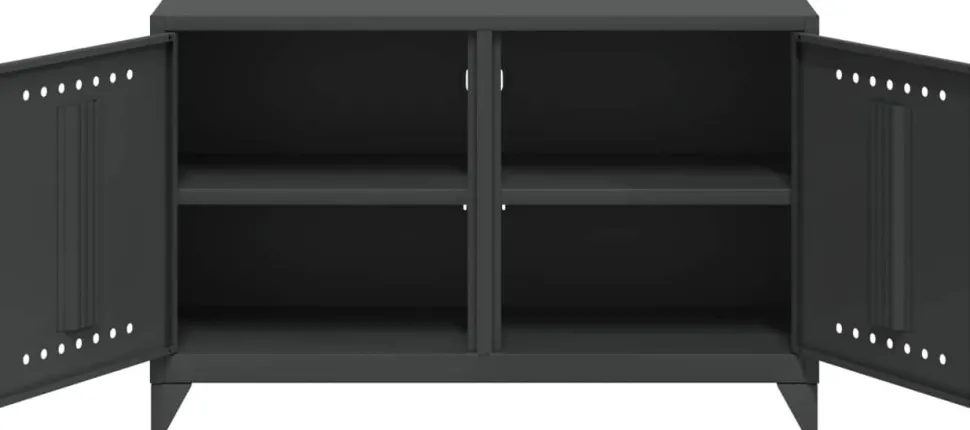 Bisley Fern Wandkast Metaal 1,140 x 400 x 725 mm Antraciet