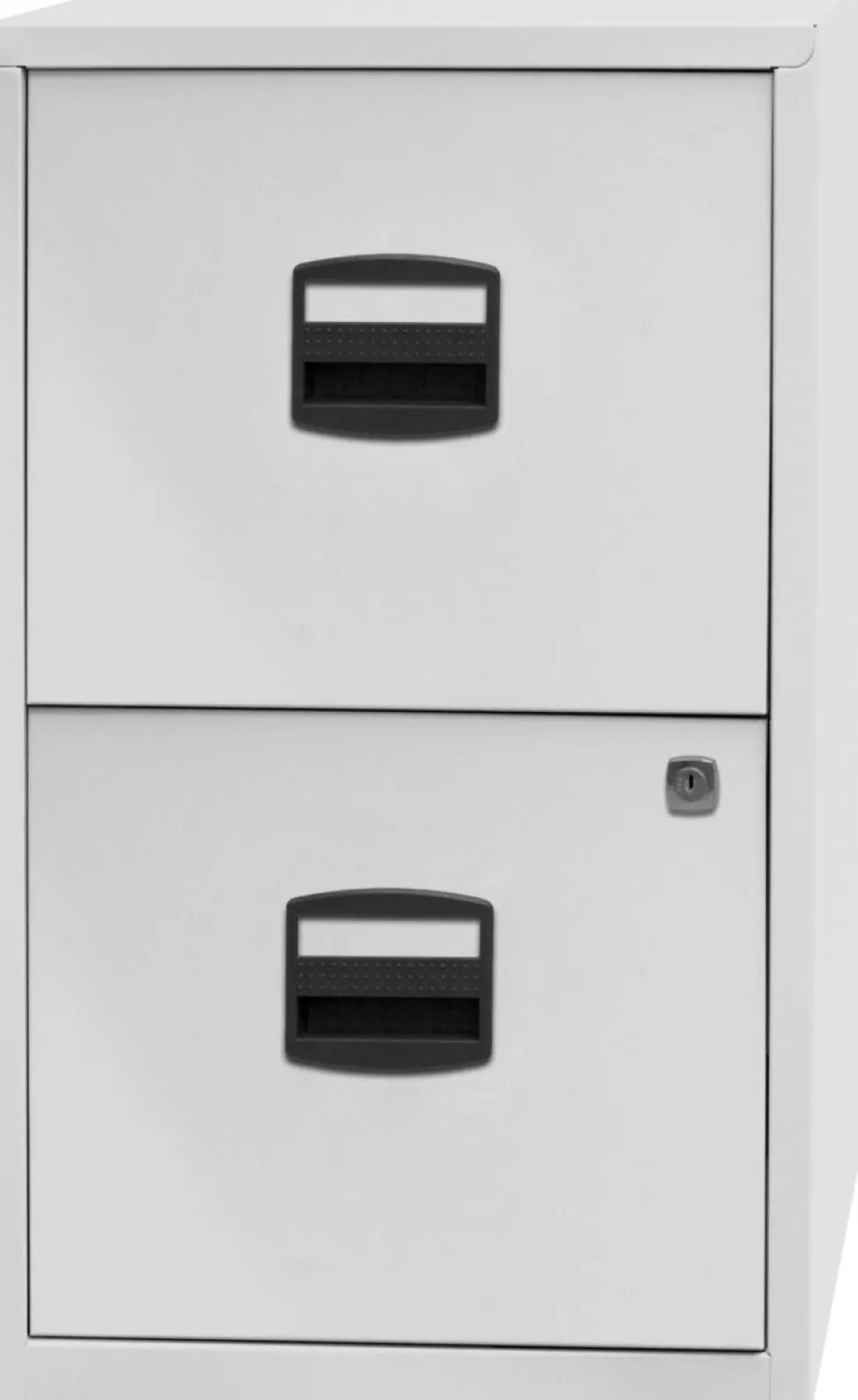 Bisley Home Staal Archiefkast 2 Lades Afsluitbaar 413 x 400 x 672 mm Lichtgrijs