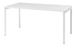 Bisley Quattro Basic Bureau Wit 1.600 (B) x 800 (D) x 740 (H) mm Melamine, Staal