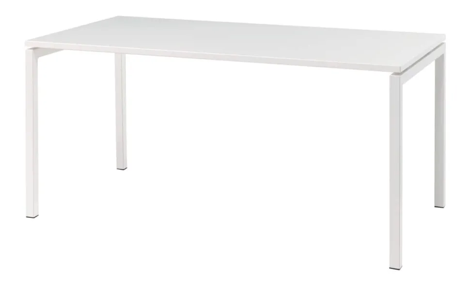 Bisley Quattro Basic Bureau Wit 1.600 (B) x 800 (D) x 740 (H) mm Melamine, Staal
