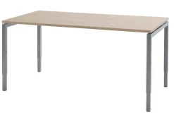 Bisley Quattro Basic Bureau Eiken 1.600 (B) x 800 (D) x 850 (H) mm Melamine, Staal