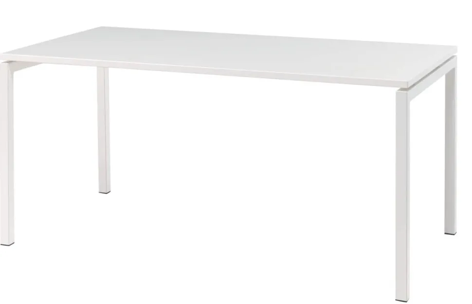 Bisley Quattro Basic Bureau Wit 1.800 (B) x 800 (D) x 740 (H) mm Melamine, Staal