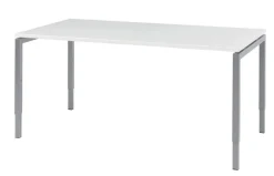 Bisley Quattro Basic Bureau Wit 1.800 (B) x 800 (D) x 850 (H) mm Melamine, Staal