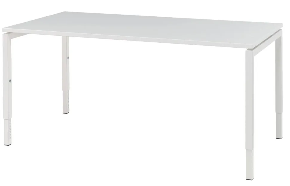 Bisley Quattro Basic Bureau Wit 1.600 (B) x 800 (D) x 850 (H) mm Melamine, Staal