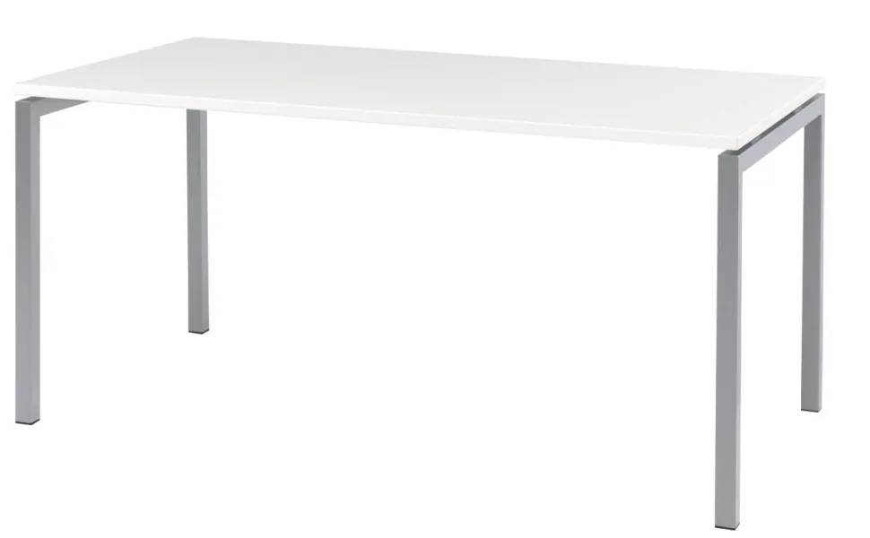 Bisley Quattro Basic Bureau Wit 1.800 (B) x 800 (D) x 740 (H) mm Melamine, Staal