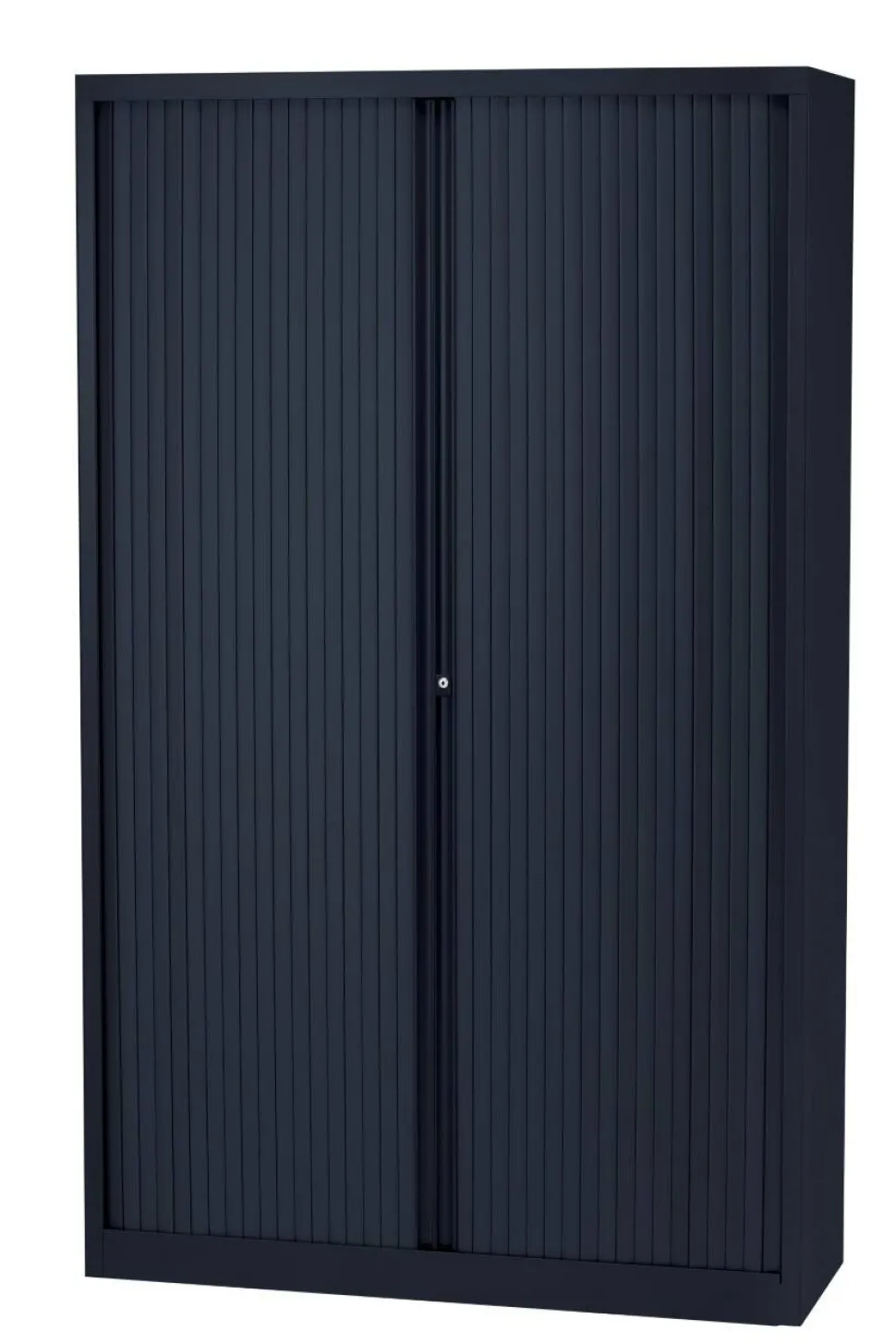 Bisley Roldeurkast Staal 4 Planken Afsluitbaar 1.000 x 430 x 1.980 mm Donkergrijs