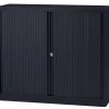 Bisley Roldeurkast Staal 1 Plank Afsluitbaar 1.000 x 430 x 1.030 mm Donkergrijs