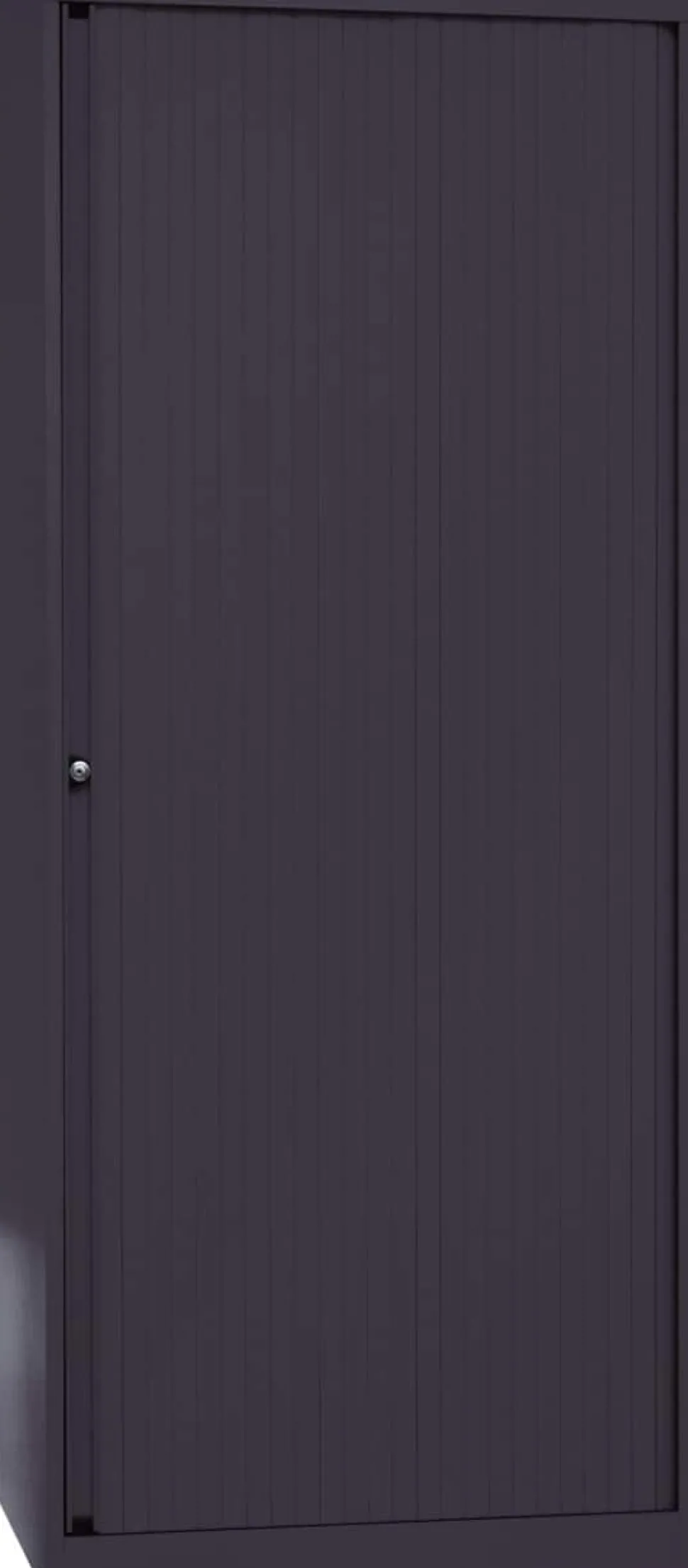 Bisley Roldeurkast Staal 4 Planken Afsluitbaar 800 x 430 x 1.980 mm Zwart