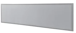 Bisley Scheidingswand Quattro desk basic Lichtgrijs Zilver 1.600 x 350 mm
