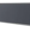 Bisley Scheidingswand Quattro desk basic Grijs, zilver 1.600 x 350 mm