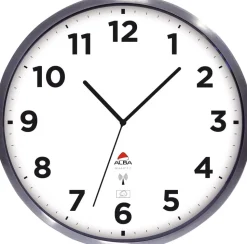 Buitenklok ALBA radio EXTRA INOXYDABLE D355CM Zilvergrijs