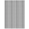 Casa Pura Bologna Buitenkleed Polyester, PVC (polyvinylchloride), vinyl Rechthoekig Grijs 60 x 200 cm
