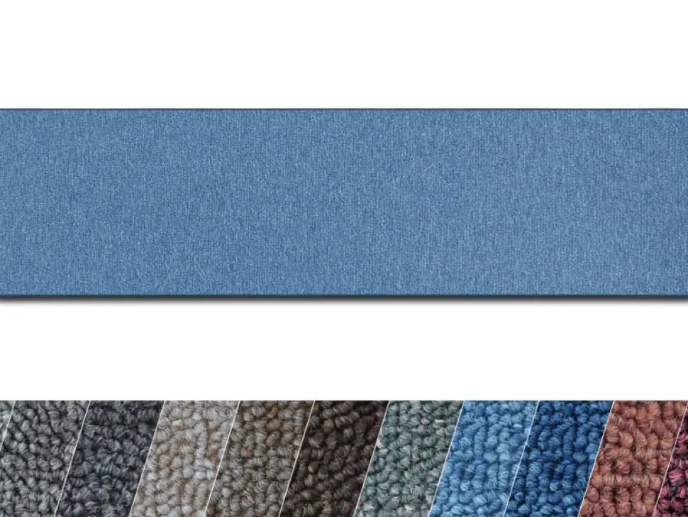 Casa Pura London Vloerkleed Actionback, PP (Polypropeen) Rechthoekig Blauw 67 x 150 cm