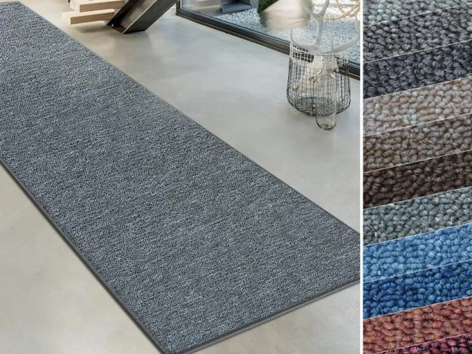 Casa Pura London Vloerkleed Actionback, PP (Polypropeen) Rechthoekig Grijs 67 x 100 cm