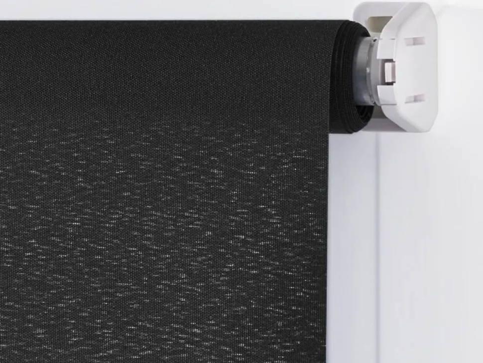 Casa Pura Standard Daylight Verduisterend rolgordijn Textiel Zwart 1,200 x 1,500 mm