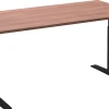 Ceha Adjust 2 Plus Elektrisch hoogteverstelbaar Zit-sta-bureau Rechthoekig Havanabruin Eiken T-Voet 1,400 (B) x 800 (D) x 1,300 (H) mm Melamine, metaal