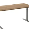 Ceha Adjust 2 Plus Elektrisch hoogteverstelbaar Zit-sta-bureau Rechthoekig Tabak Eiken T-Voet 2,000 (B) x 800 (D) x 1,300 (H) mm Melamine, metaal