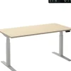 Ceha Adjust 2 Plus Elektrisch hoogteverstelbaar Zit-sta-bureau Rechthoekig Ahorn T-Voet 1,400 (B) x 800 (D) x 1,300 (H) mm Melamine, metaal