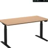 Ceha Adjust 2 Plus Elektrisch hoogteverstelbaar Zit-sta-bureau Rechthoekig Beuken T-Voet 1,800 (B) x 800 (D) x 1,300 (H) mm Melamine, metaal