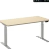 Ceha Adjust 2 Plus Elektrisch hoogteverstelbaar Zit-sta-bureau Rechthoekig Ahorn T-Voet 1,600 (B) x 800 (D) x 1,300 (H) mm Melamine, metaal