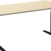 Ceha Adjust 2 Plus Elektrisch hoogteverstelbaar Zit-sta-bureau Rechthoekig Ahorn T-Voet 1,200 (B) x 800 (D) x 1,300 (H) mm Melamine, metaal