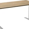 Ceha Adjust 2 Plus Elektrisch hoogteverstelbaar Zit-sta-bureau Rechthoekig Eiken T-Voet 1,800 (B) x 800 (D) x 1,300 (H) mm Melamine, metaal