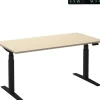 Ceha Adjust 2 Plus Elektrisch hoogteverstelbaar Zit-sta-bureau Rechthoekig Ahorn T-Voet 1,800 (B) x 900 (D) x 1,300 (H) mm Melamine, metaal