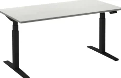 Ceha Adjust 2 Plus Elektrisch hoogteverstelbaar Zit-sta-bureau Rechthoekig Wit T-Voet 1,200 (B) x 800 (D) x 1,300 (H) mm Melamine, metaal