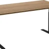Ceha Adjust 2 Plus Elektrisch hoogteverstelbaar Zit-sta-bureau Rechthoekig Tabak Eiken T-Voet 1,800 (B) x 900 (D) x 1,300 (H) mm Melamine, metaal