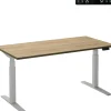 Ceha Adjust 2 Plus Elektrisch hoogteverstelbaar Zit-sta-bureau Rechthoekig Eiken T-Voet 1,400 (B) x 800 (D) x 1,300 (H) mm Melamine, metaal