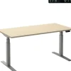 Ceha Adjust 2 Plus Elektrisch hoogteverstelbaar Zit-sta-bureau Rechthoekig Ahorn T-Voet 1,400 (B) x 800 (D) x 1,300 (H) mm Melamine, metaal