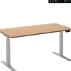 Ceha Adjust 2 Plus Elektrisch hoogteverstelbaar Zit-sta-bureau Rechthoekig Beuken T-Voet 1,200 (B) x 800 (D) x 1,300 (H) mm Melamine, metaal
