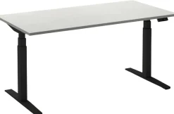 Ceha Adjust 2 Plus Elektrisch hoogteverstelbaar Zit-sta-bureau Rechthoekig Wit T-Voet 1,400 (B) x 800 (D) x 1,300 (H) mm Melamine, metaal