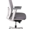 Ceha Bureaustoel RENO K10B (BK) Stof Wit