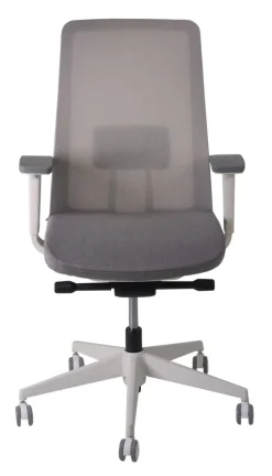 Ceha Bureaustoel RENO K10B (BK) Stof Wit