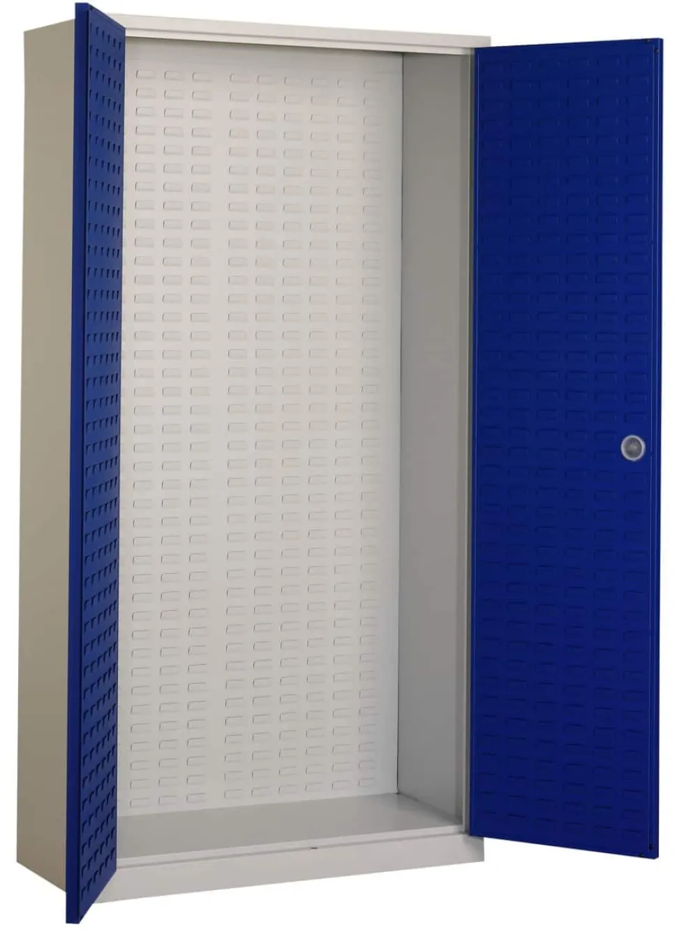 Ceha DMAED Draaideurkast Metaal Afsluitbaar 1.000 x 450 x 1.950 mm Blauw, wit
